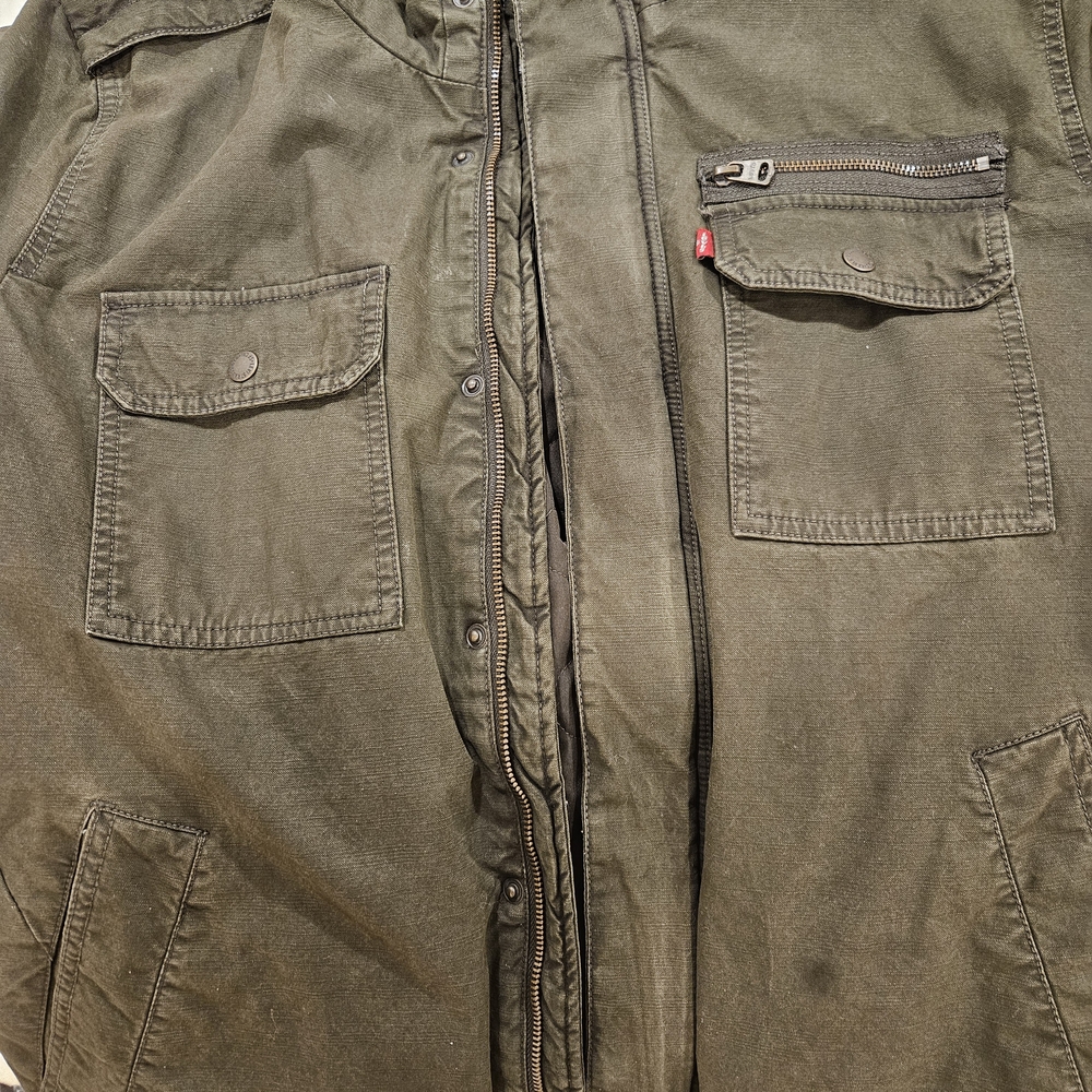 Levi's Dark Olive Military Field Jacket